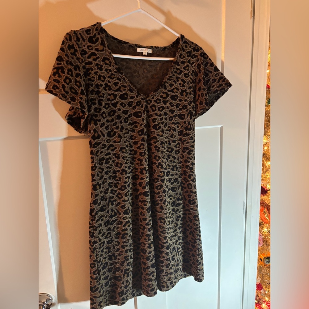 Z Supply Leopard Dress size M